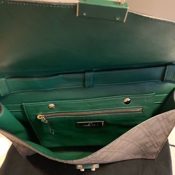 Valentino Garavani V fabric leather monogram bag - Picture 2 of 3